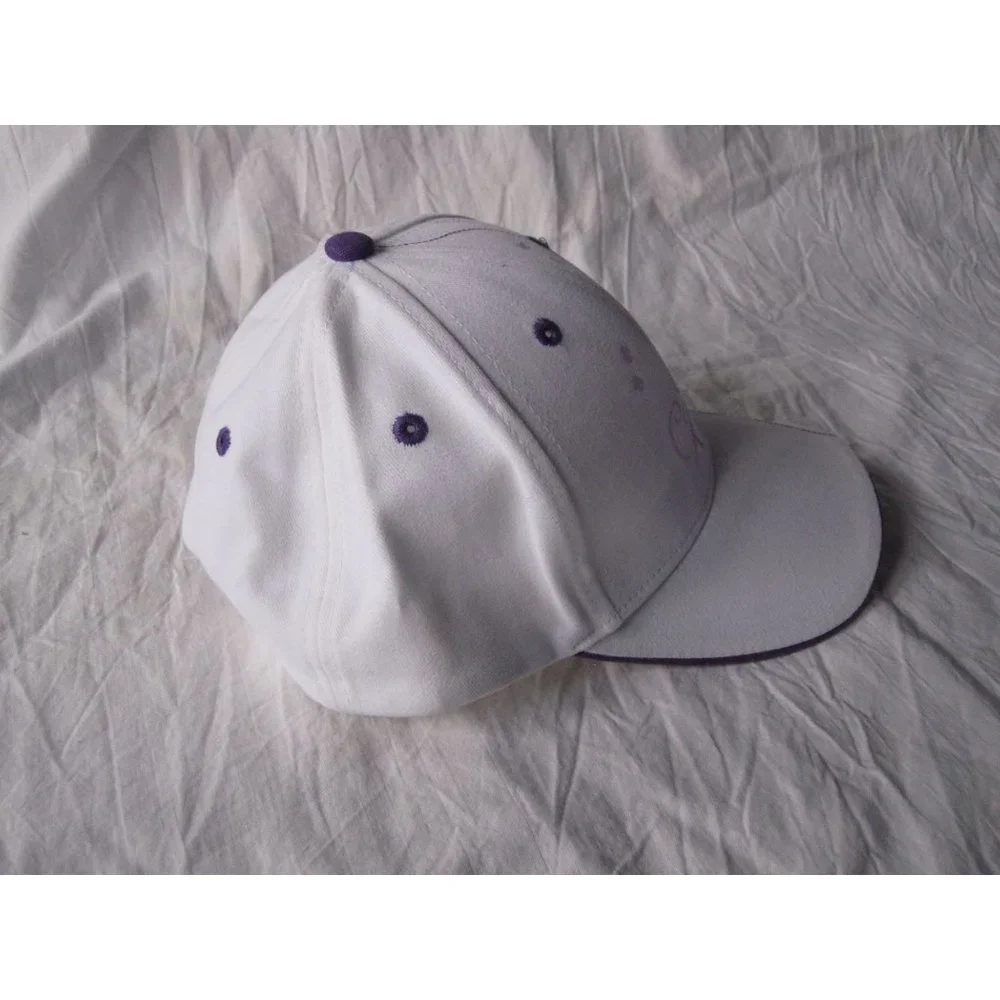 RARE White/Purple/Gold Crown Royal Embroidered Adjustable H3 Outfitters‎ Hat Cap